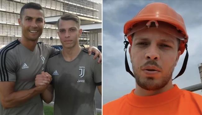 Đồng đội cũ của Ronaldo bất ngờ làm việc tại công trường xây dựng